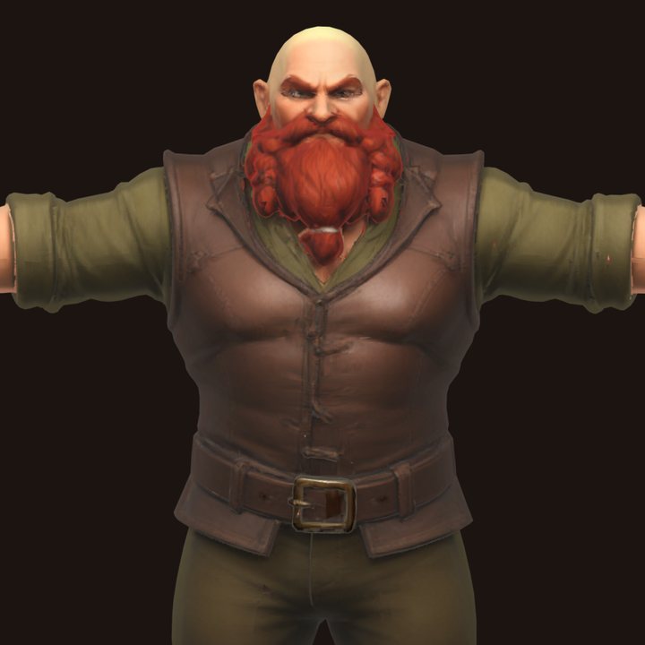 Textured 3D model